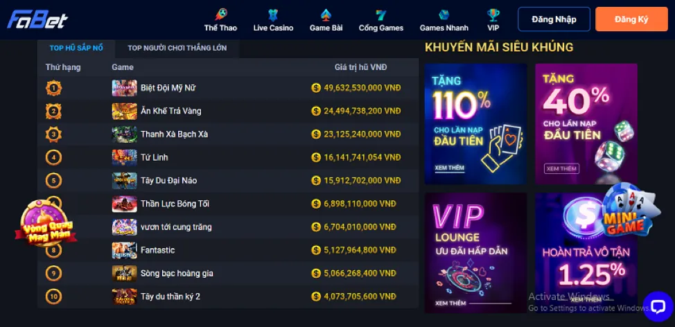 Chương trình VIP và khách hàng thân thiết 33win bet